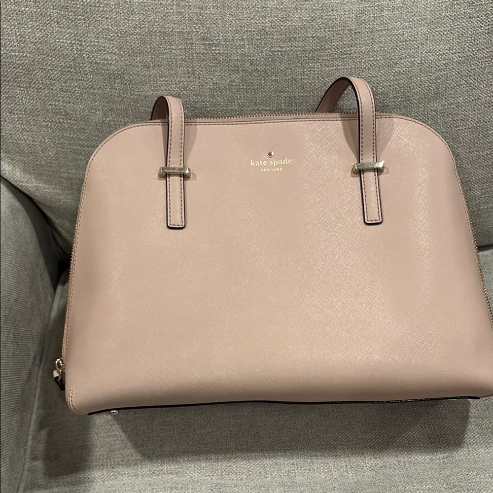 kate spade blush pink satchel